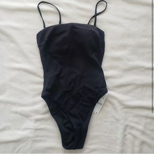 Oysho ribbed one piece swimsuit